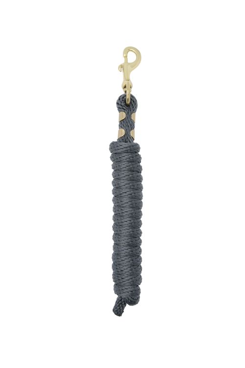 Weaver Value Lead Rope w/Brass Plated Snap - Graphite