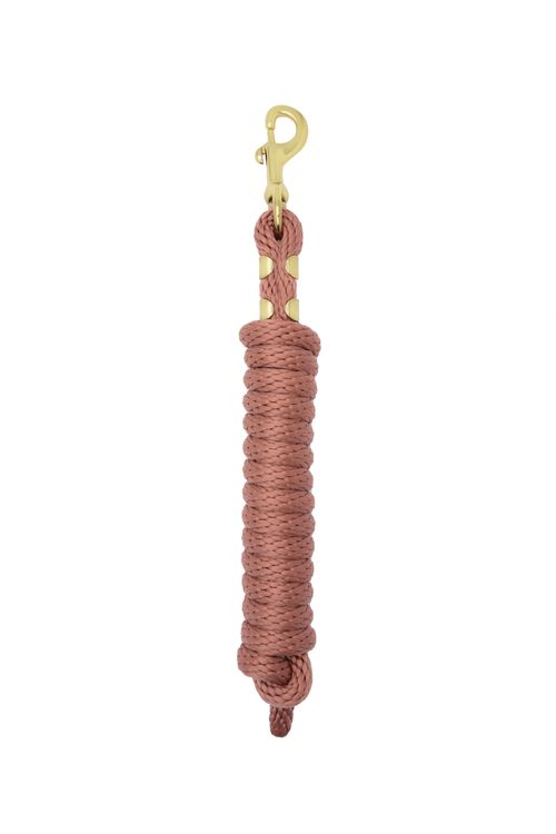 Weaver Value Lead Rope w/Brass Plated Snap - Cinnamon