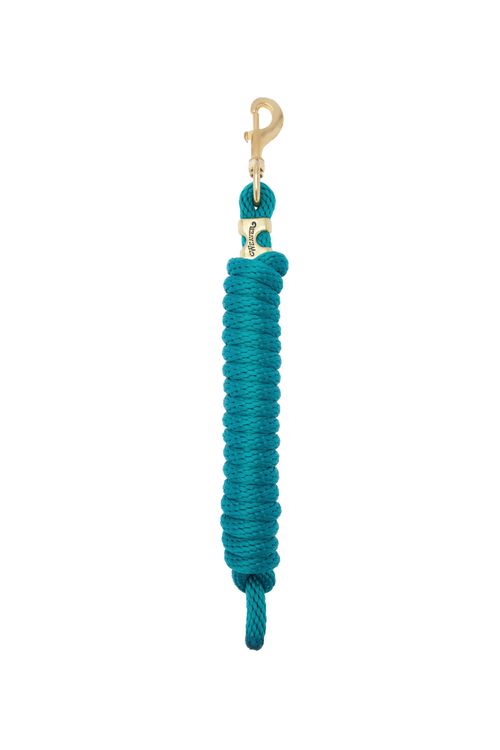 Weaver Poly Lead Rope w/Solid Brass Snap - Teal