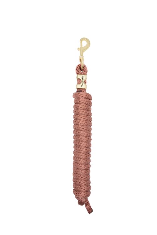 Weaver Poly Lead Rope w/Solid Brass Snap - Cinnamon