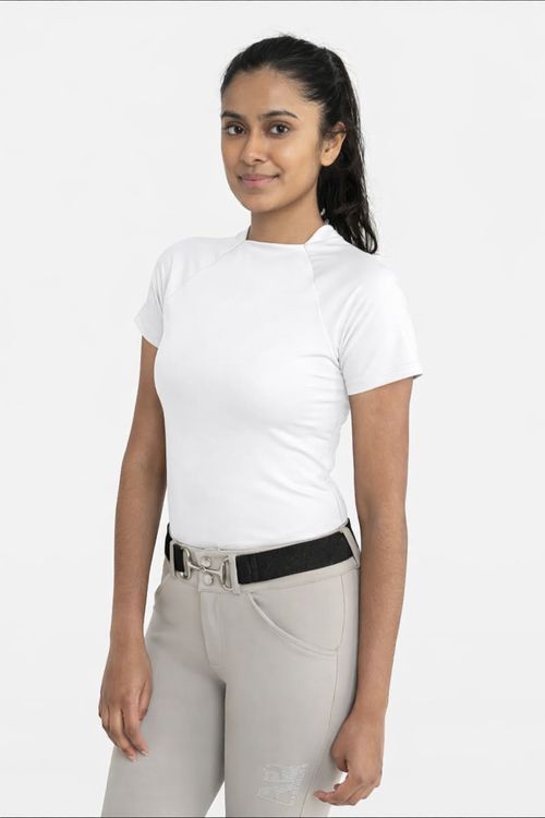 Hassinger Women's Manhattan Short Sleeve Top - White