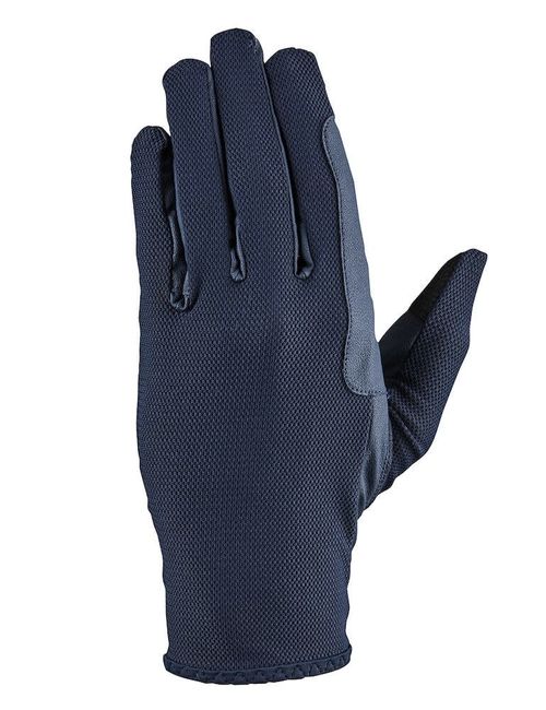 OVERSTOCK: Dublin Pull On Cool Mesh Riding Gloves - 9 - Navy