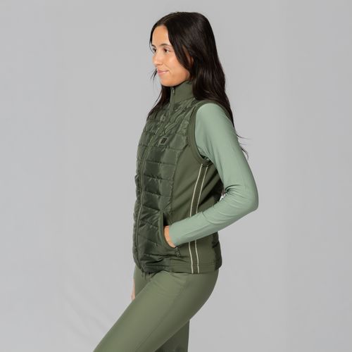 Equinavia Women's Heidi Insulated Riding Vest - Thyme/Lily Pad