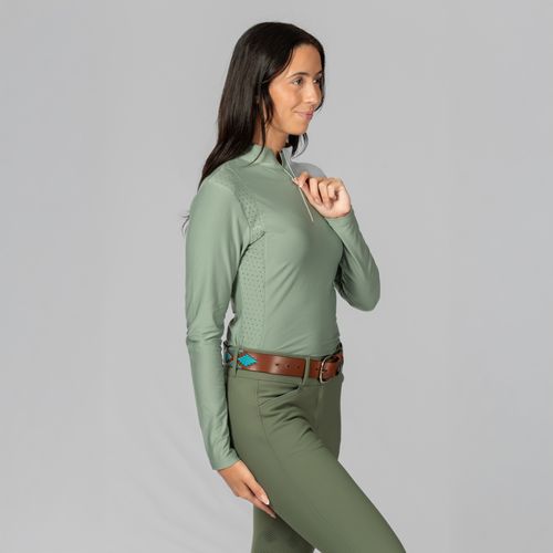 Equinavia Siri Polo Belt - Chestnut Brown/Lyons Blue/Glacier Blue