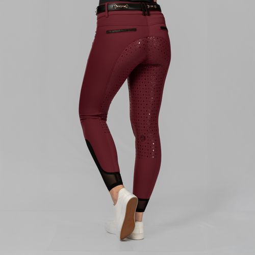Equinavia Women's Kristina Full Seat Breeches - Burgundy
