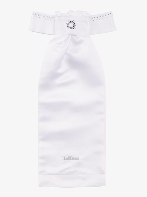 LeMieux Brilliance Stock Tie - White/Navy