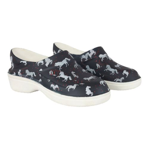 TuffRider Women's BarnMule WorkLites - Navy Horses