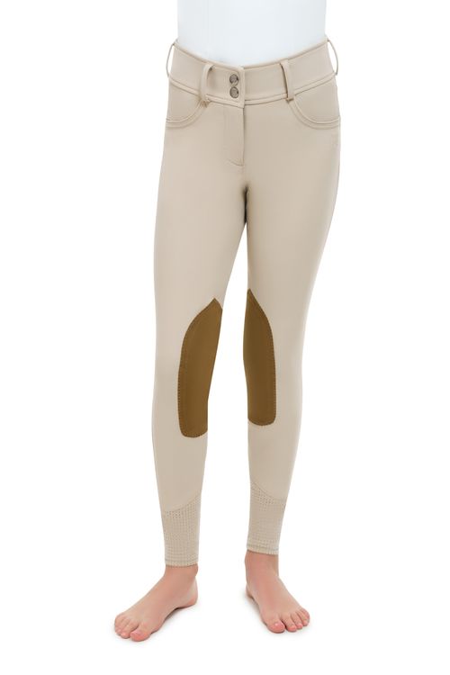 RJ Classics Kids' Olivia Jr Knee Patch Breeches - Sand