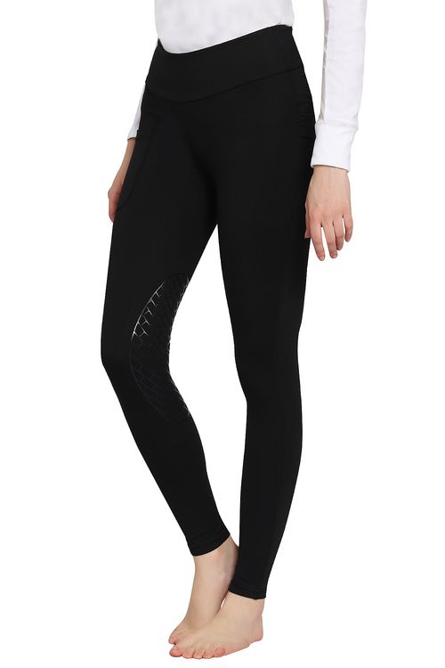 BARGAIN: TuffRider Women's Bootie Tights w/Pocket - X Large - Black