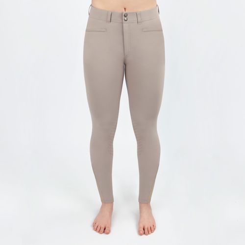 OVERSTOCK: Irideon Women's Camber Knee Patch Breeches - 26 - Classic Tan