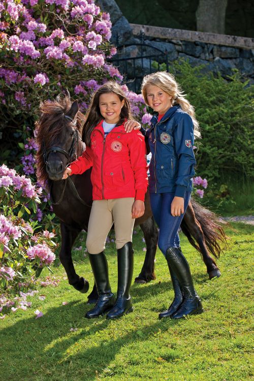OVERSTOCK: Mountain Horse Kids' Venice Field Boot - 35/36 - Black