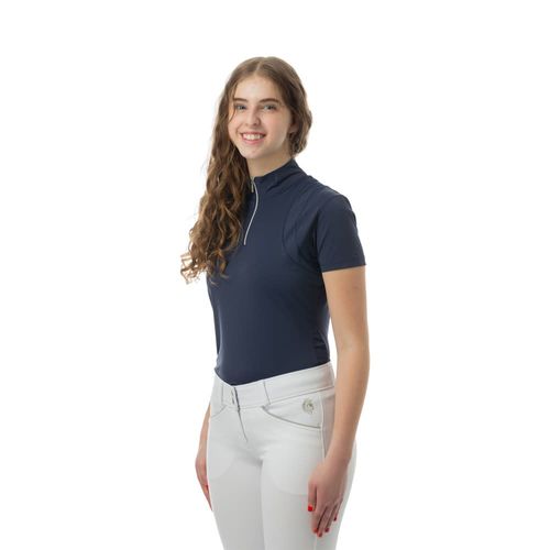 BARGAIN: Equinavia Women's Selma NordicAir Short Sleeve Sun Shirt - Large - Navy