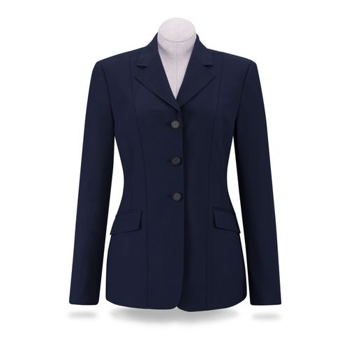OVERSTOCK: RJ Classics Women's Skylar 37.5 Grey Label Show Coat - 4 Regular - Navy