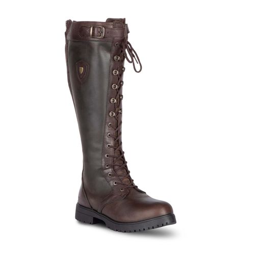BARGAIN: Shires Moretta Women's Teramo Lace Country Boots - 9 Regular Regular - Dark Brown