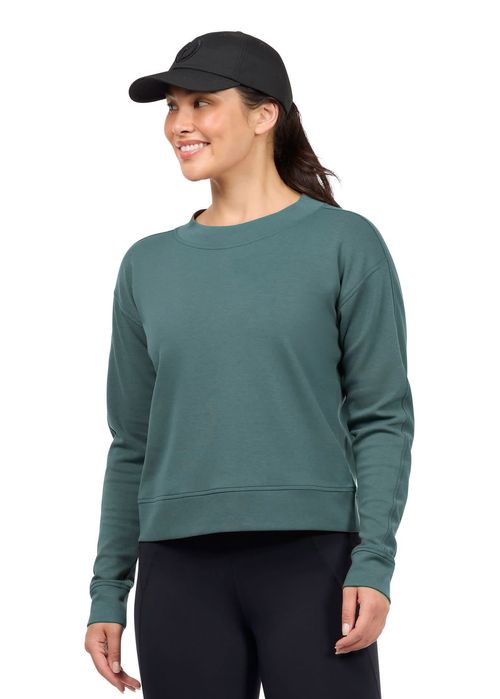 Kerrits Women's Logo Crew Neck Sweatshirt - Seaglass