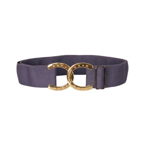 Dapplebay Women's Horse Shoe Belt - Purple Dusk/Gold