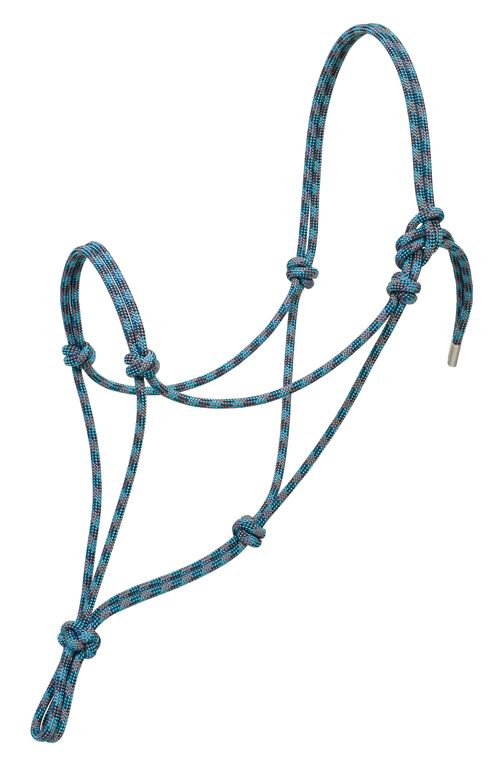 Weaver Silvertip No. 95 Rope Halter - Grey/Blue/Navy/Turquoise