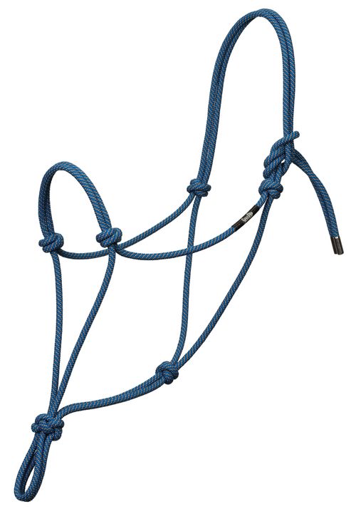 Weaver Silvertip No. 95 Rope Halter - Grey/Pacific Blue
