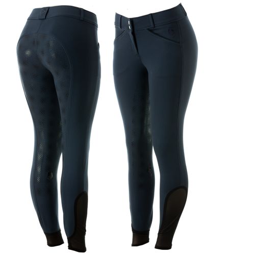 OUTLET: Equinavia Women's Astrid Silicone Full Seat Breeches - 30 - Moon Indigo Blue/Navy