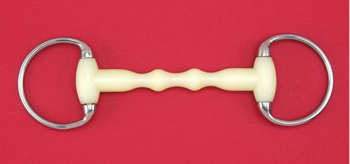 OVERSTOCK: Happy Mouth Bits Mullen Shaped Round Eggbutt - 5in