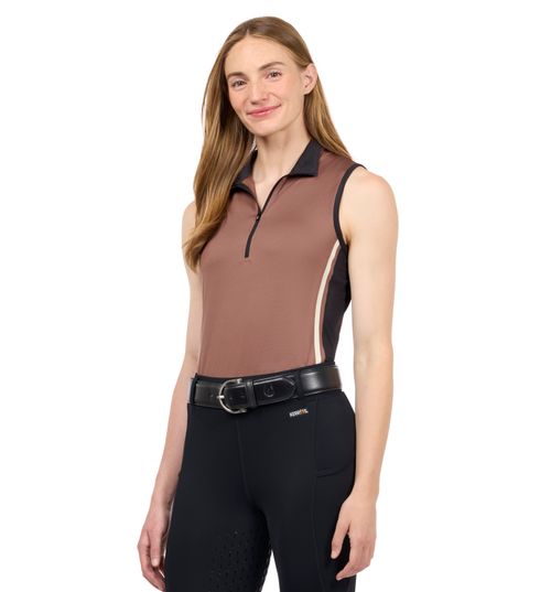 BARGAIN: Kerrits Women's Agility Solid Coolcore Sleeveless Shirt - X Large - Maple