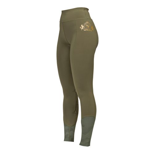 READY TO SHIP: Shires Aubrion Women's Team Riding Tights - XX Small - Moss