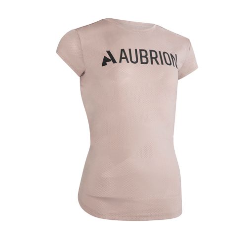 READY TO SHIP: Shires Aubrion Kids' React Tech T-Shirt - 11-12 years - Sand