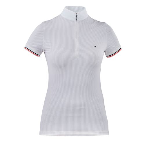 READY TO SHIP: Shires Aubrion Women's Arcaster Show Shirt - Medium - Pink Pinstripe