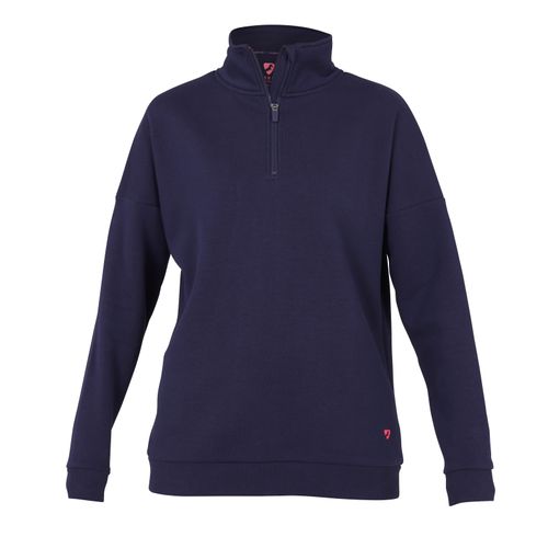 READY TO SHIP: Shires Aubrion Women's Serene Half Zip Sweatshirt - XX Large - Navy