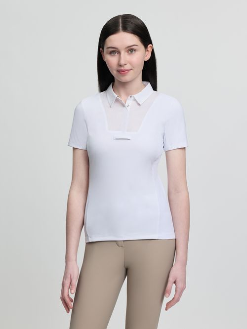 LeMieux Kids' Junior Short Sleeve Primrose Show Shirt - White