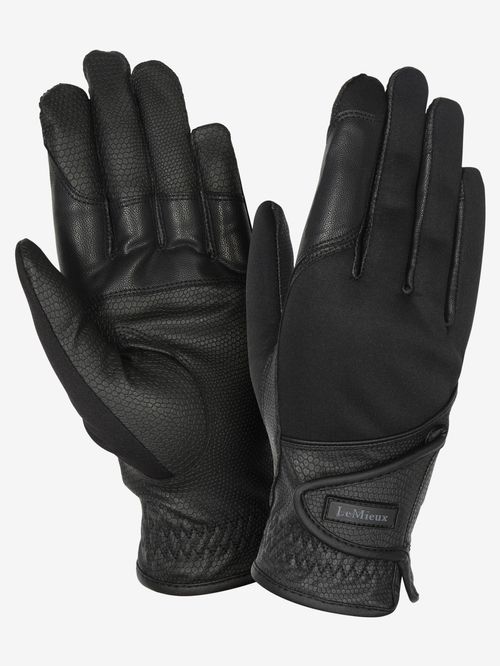 LeMieux Hybrid Riding Gloves - Black