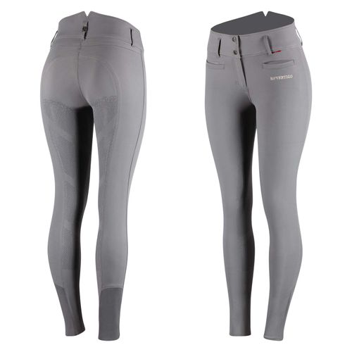 BARGAIN: B Vertigo Women's Tiffany Full Seat Breeches - EU 38/US 26 - Storm Front Grey