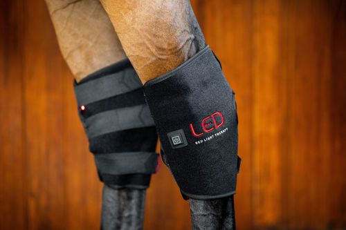 Horseware LED Red Light Therapy Hock Boots Pair - Black/Black