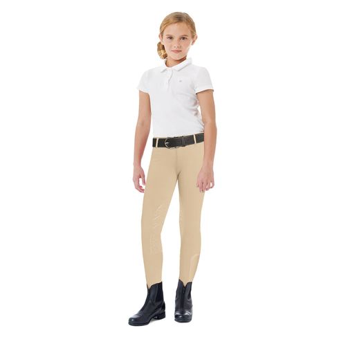 OUTLET: Ovation Kids' Aerowick GripTec Knee Patch Tight - Medium - Neutral Beige