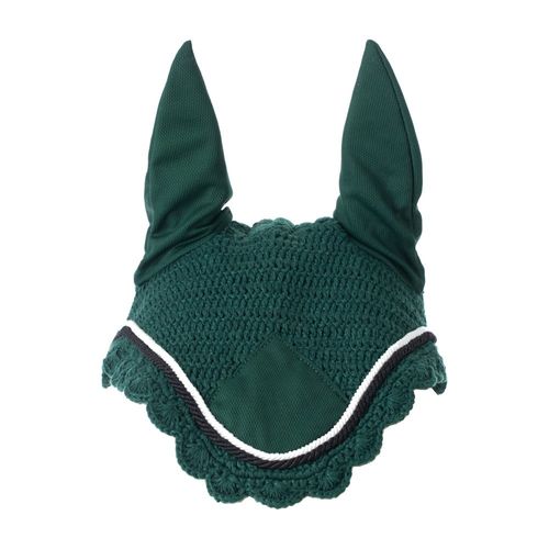 OVERSTOCK: Equinavia Nord Ear Net - Horse - Hunter Green/Black