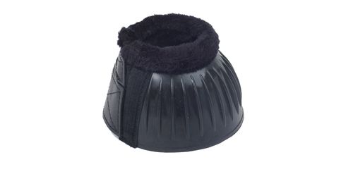 OUTLET: Equi-Essentials Heavy Duty Fleece Bell Boots - X Large - Black