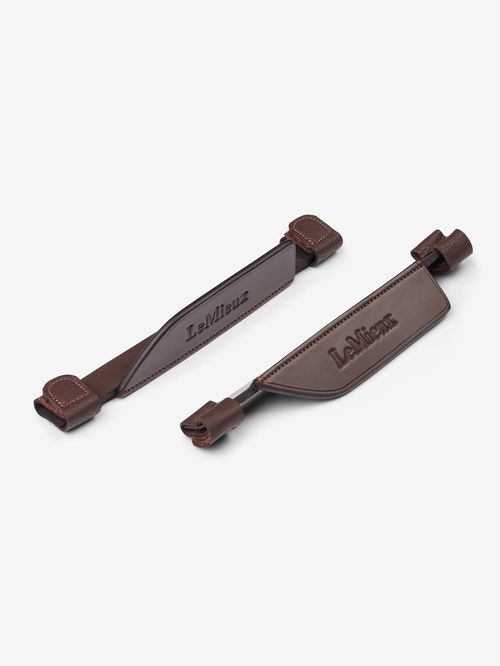 LeMieux Leather Bridle Blinkers - Havana