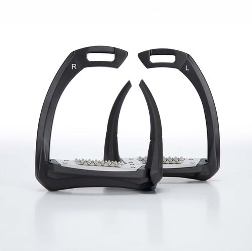 Shires Karben Karben Ultra Grip FX Stirrups - Black/Black