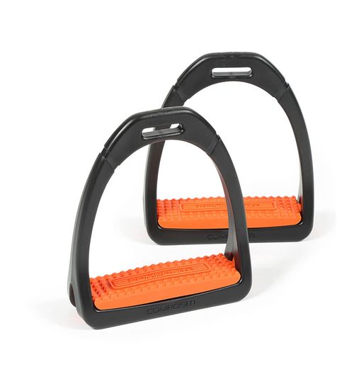 Compositi Premium Profile Stirrups - Orange