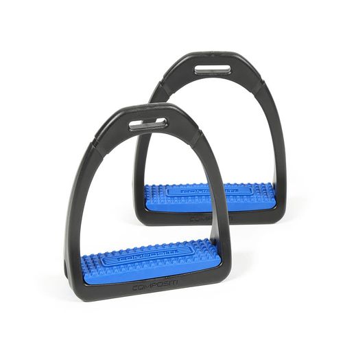 Compositi Premium Profile Stirrups - Royal Blue