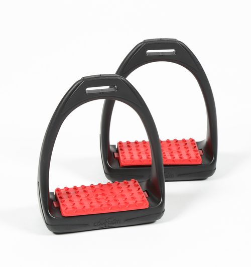 Compositi Reflex Stirrups - Red
