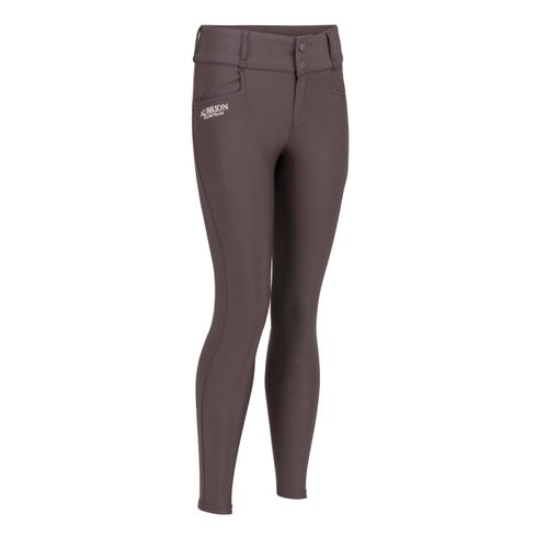 Shires Aubrion Kids' Winter Breeches - Espresso