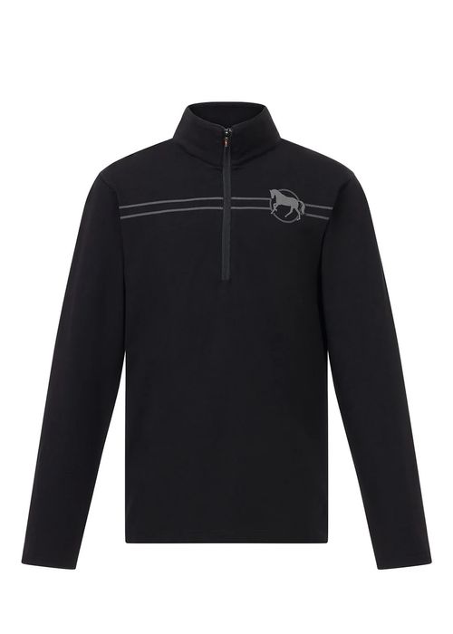 Kerrits Kids' Equi Rhythm Lite Quarter Zip Top - Black