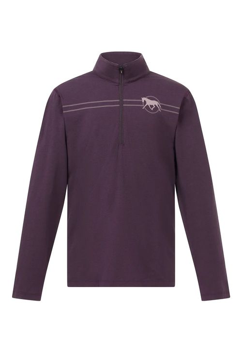 Kerrits Kids' Equi Rhythm Lite Quarter Zip Top - Elderberry