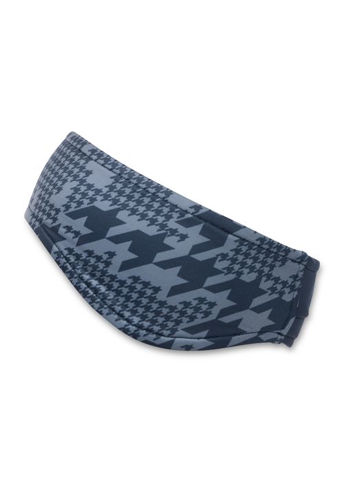 Kerrits Traverse Fleece Headband - Dusty Blue Houndstooth