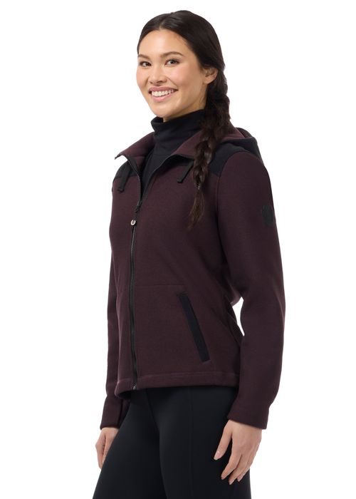 Kerrits Women's Tough & Toasty Fleece Full Zip Hoodie - Elderberry