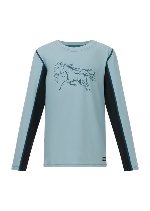 Kerrits Kids' Giddy Up Base Layer Top - Shoreline