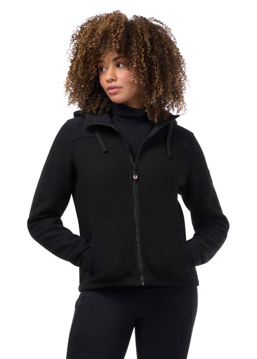 Kerrits Women's Tough & Toasty Fleece Full Zip Hoodie - Black
