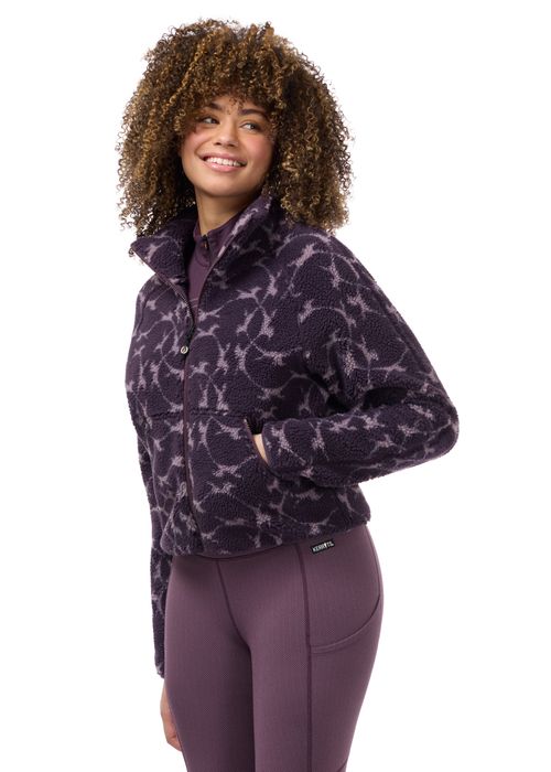 Kerrits Women's Berber Flying Horse Jacket - Elderberry