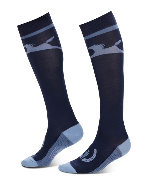 Kerrits Kids' Flying Horse Wool Knee-Hi Socks - Nightfall